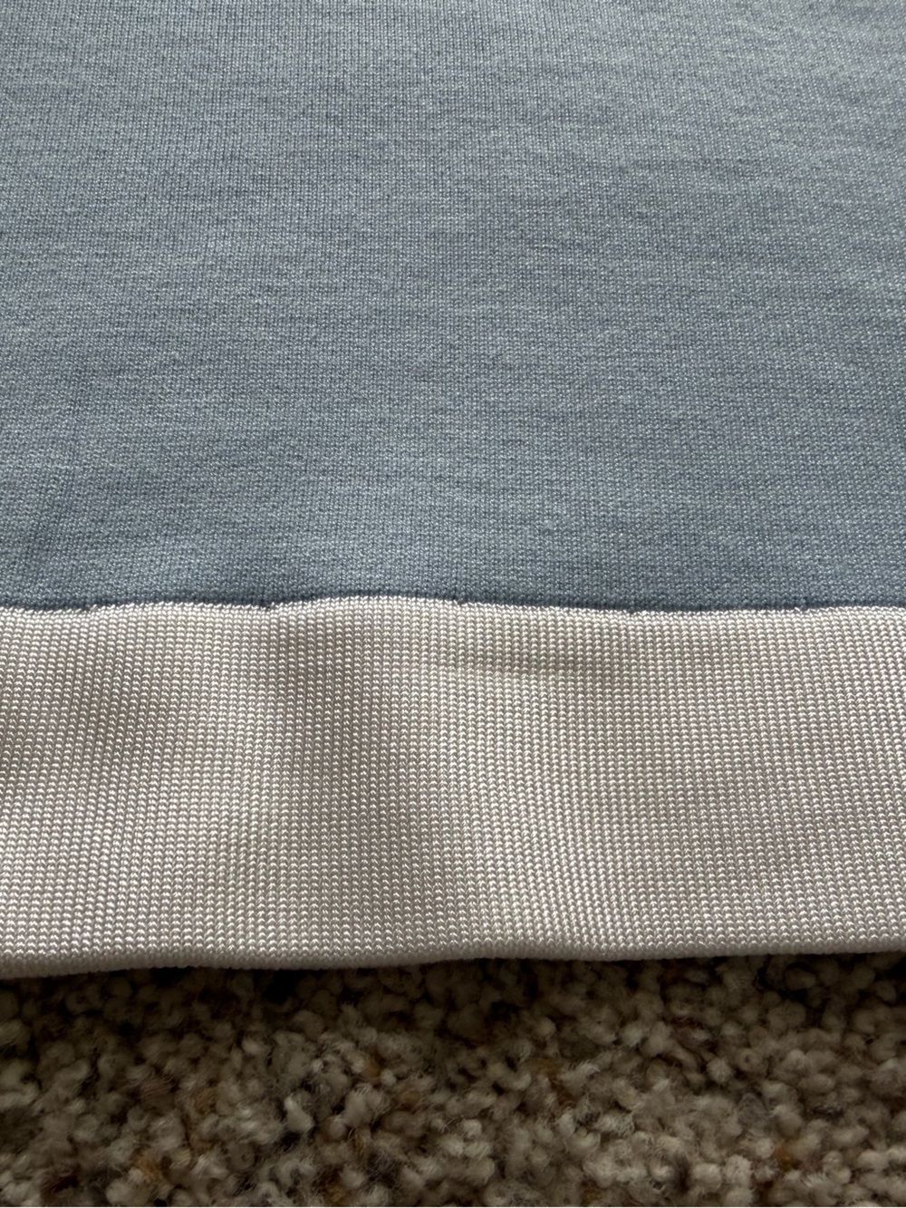 Karl Lagerfeld Sky Blue Sleeveless camisole with White & Black Trim - Picture 3 of 6